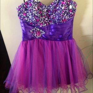 Purple & Pink Dress